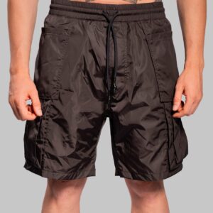 Peony Universe Nylon Grey Shorts